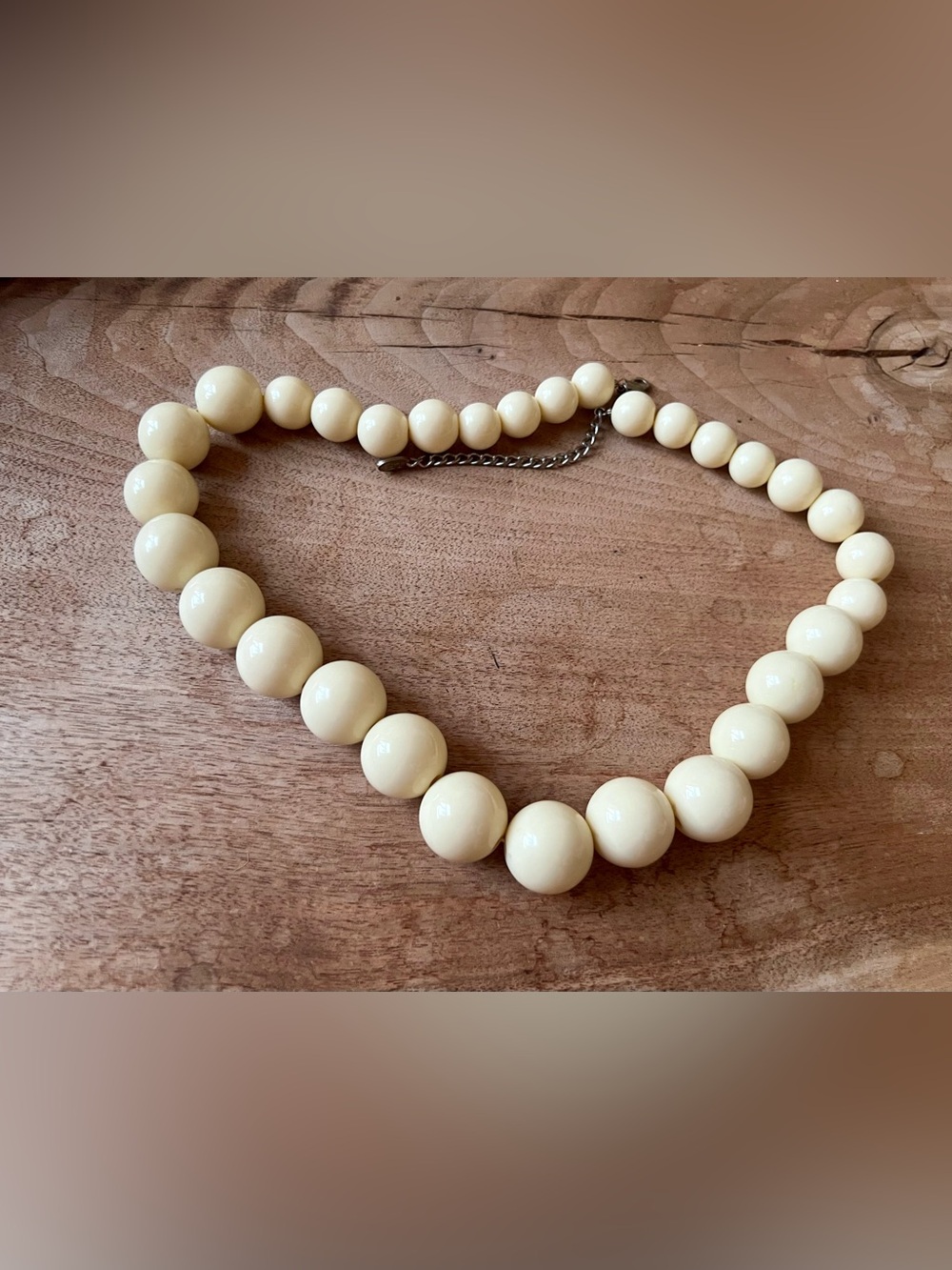 Ivory Beaded Statement Necklace - Women Jewelry